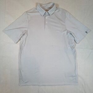 KJUS Soren Golf Polo‎ Shirt Mens Large UPF 50+ Stretch Tech Striped Comfort Fit